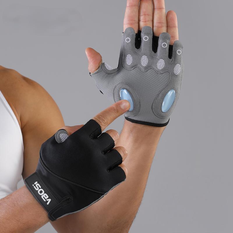 VBOSI Adjustable Workout Gloves with Gel Palm Pads