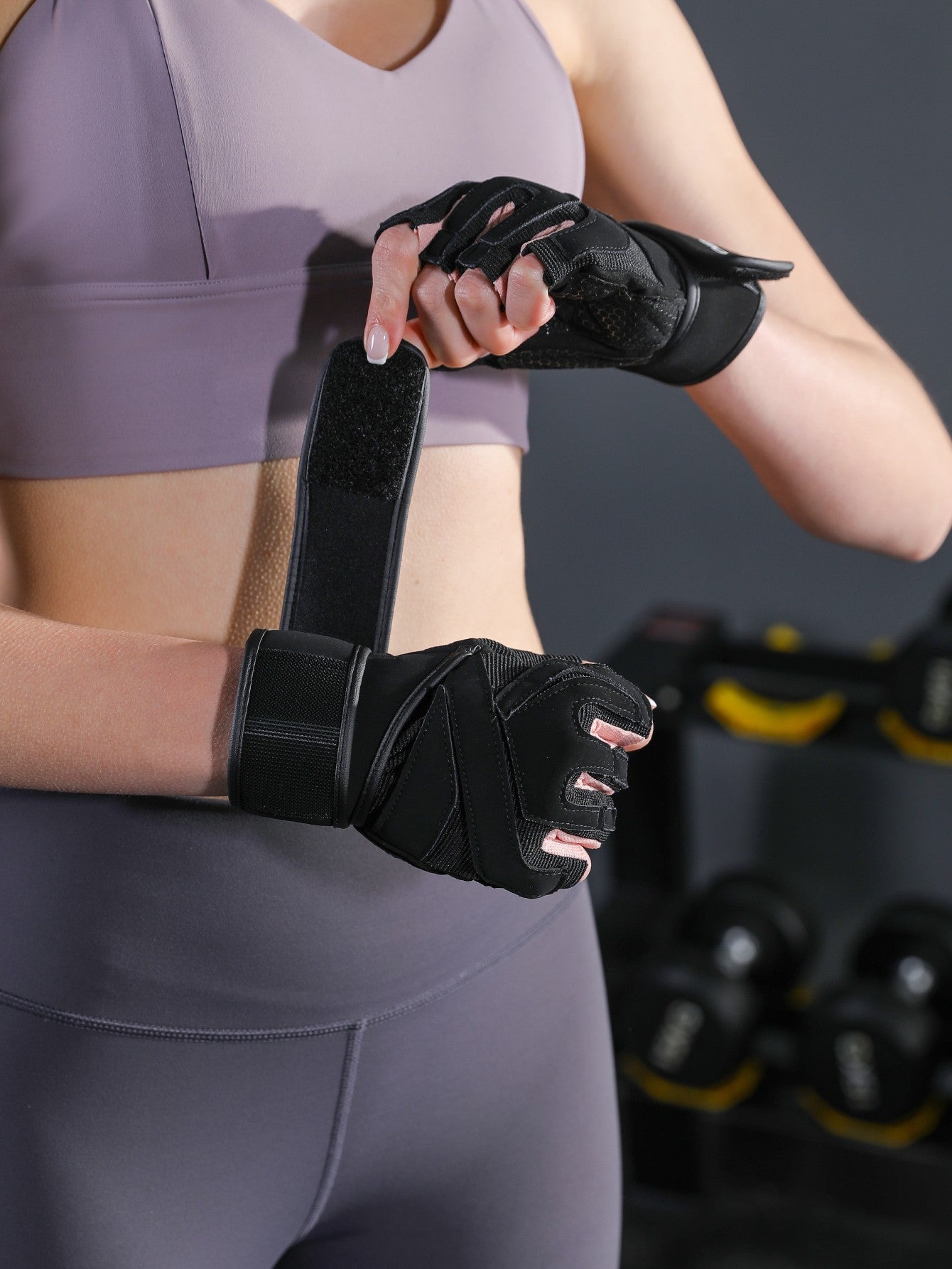 VBOSi Fitness Gloves with Adjustable Strap