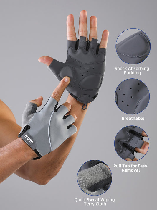 VBOSi Breathable Shock-Absorbing Fitness Gloves