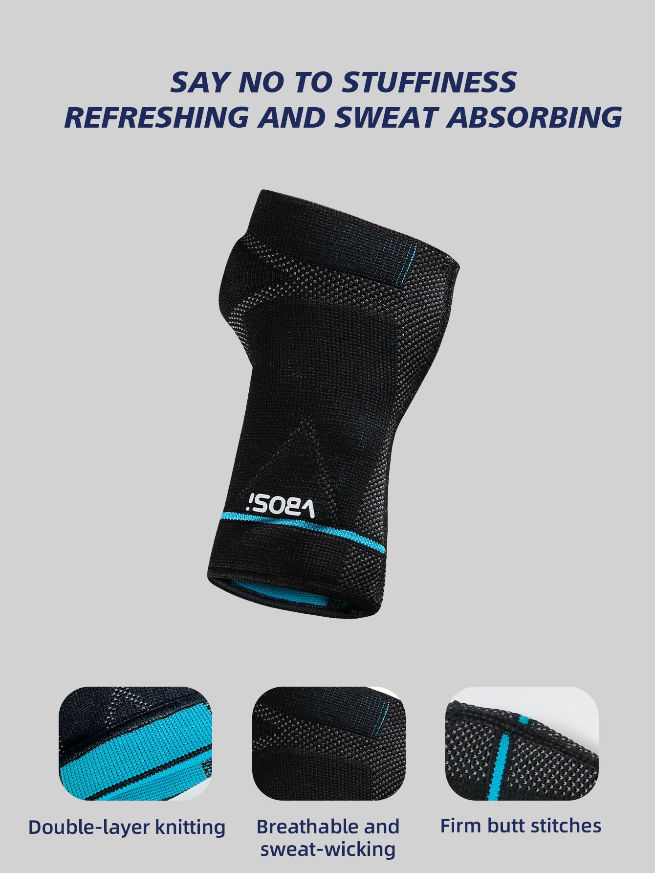 VBOSi 1 Pair Elastic Breathable Wrist Palm Sleeve