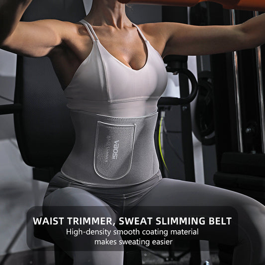 VBOSi Silver-Coated Neoprene Waist Trainer Belt