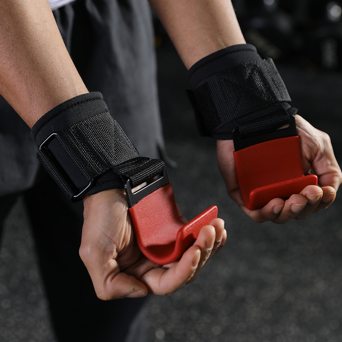 VBOSi Heavy-Duty Lifting Hooks Wrist Support Grip