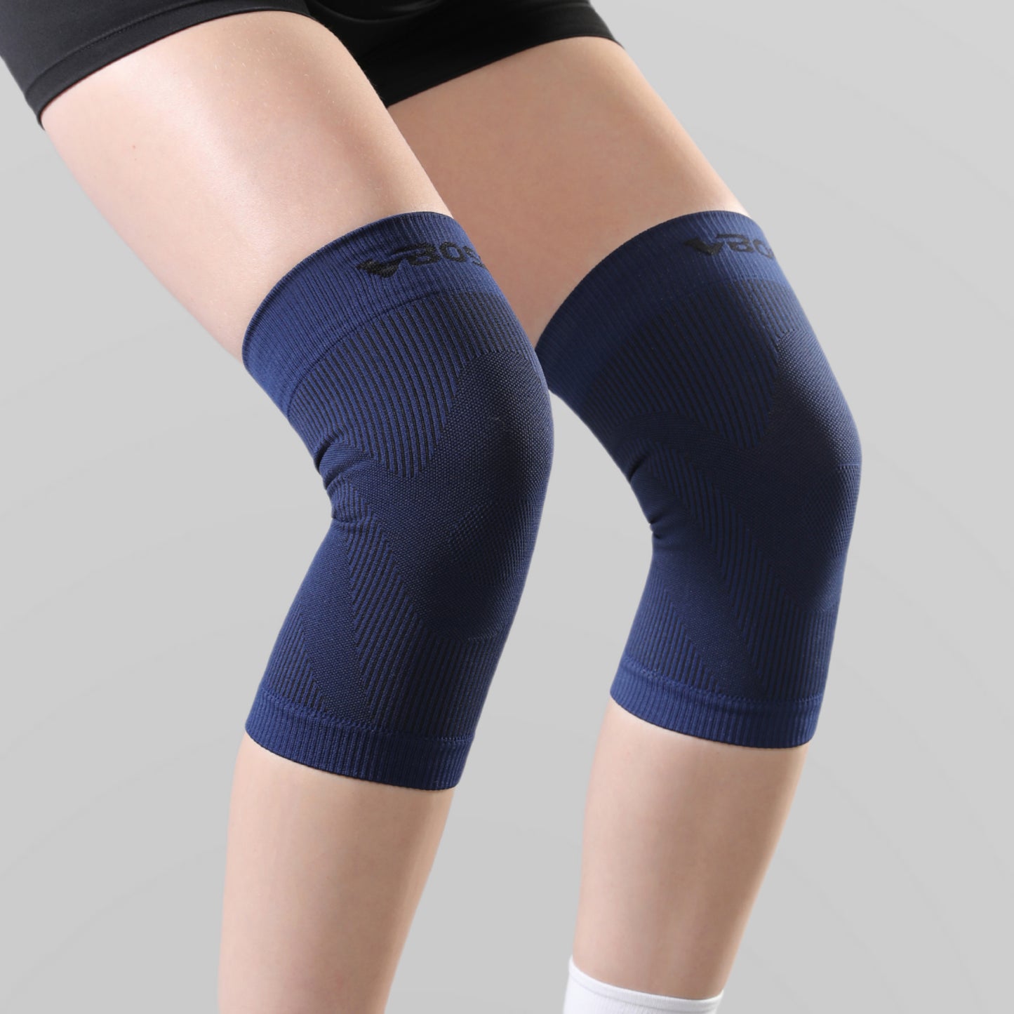 VBOSi 1 Pair High-Stretch Knitted Breathable Knee Sleeve