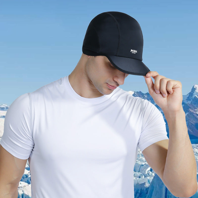 Cycling Hiking Cap Breathable warm Sun Proof Helmet Liner cap Hat thermal lining windproof