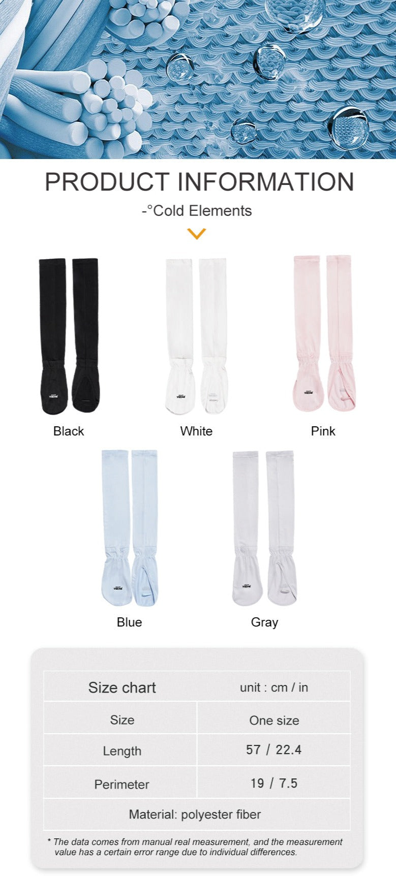 3945 Arm Sun Sleeves Compression UV Protection Cooling for Men Women Summer Sunblock Cycling Driving Golf Running