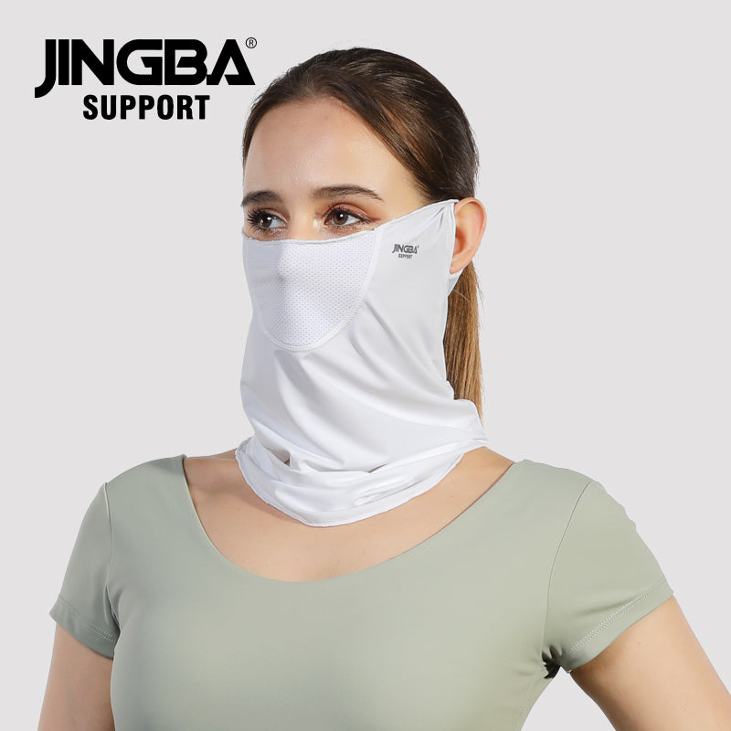 7055 Mesh Neck Gaiter Face Mask Scarf Masks Bandanas Breathable Outdoor Headwear Balaclavas Cover for Men Women