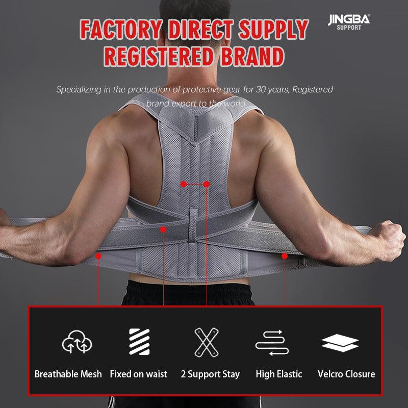 VBOSI Adjustable Posture Corrector Brace with Back Support Belt