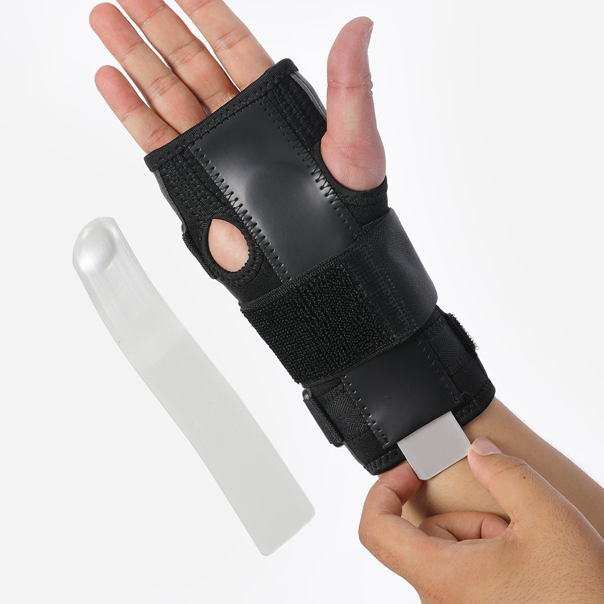 JINGBA SUPPORT 0208 Attelle de poignet en fer métallique Support de poignet pour tendinite Arthrite Soulagement de la douleur