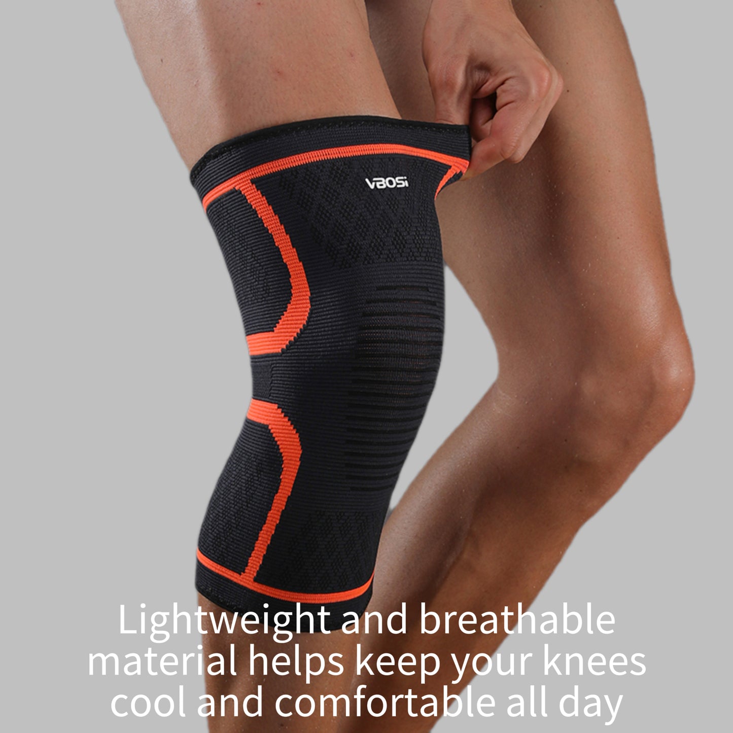 VBOSi 1 Pair High Elastic Knee Sleeve