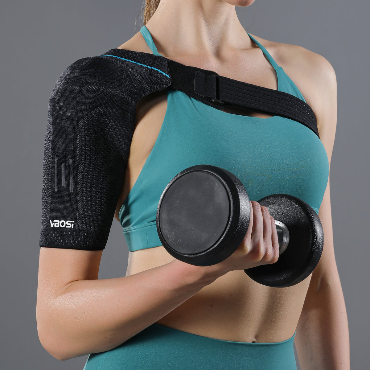 VBOSi Shoulder Support Brace with Detachable Silicone Pad