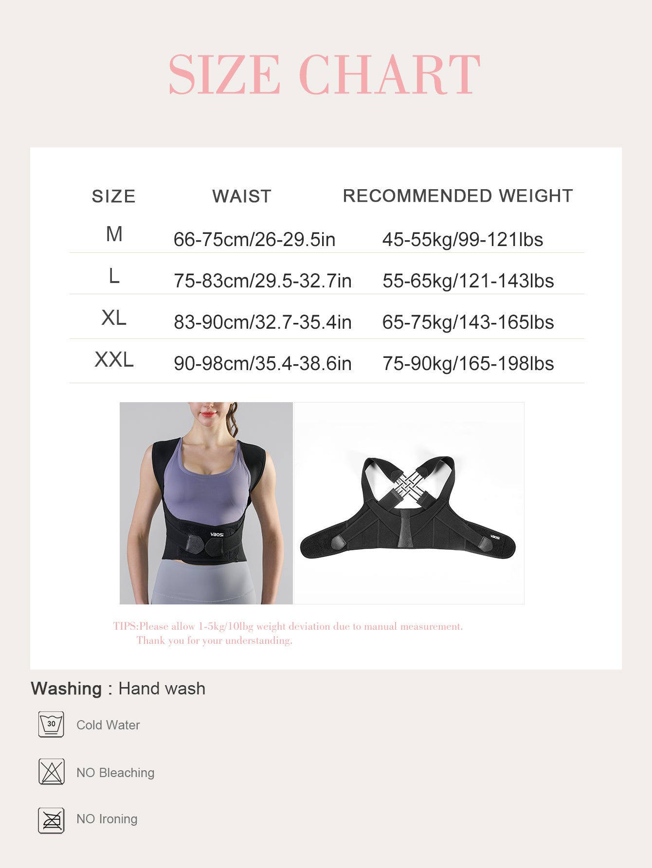 VBOSi Adjustable Back & Shoulder Support Posture Corrector