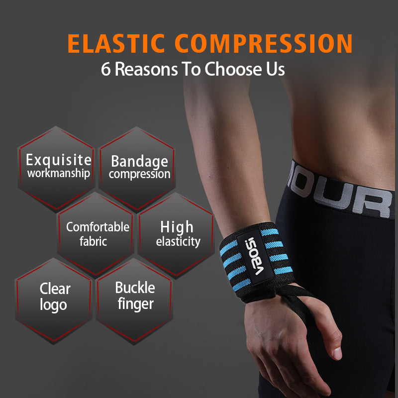 VBOSi 1 Pair Elastic Wrist Support Band
