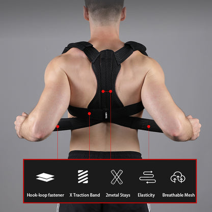 VBOSi Adjustable Back & Shoulder Support Posture Corrector