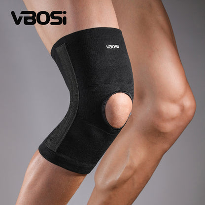 VBOSi 1 Pair Elastic Knee Support Sleeve with Stabilizer