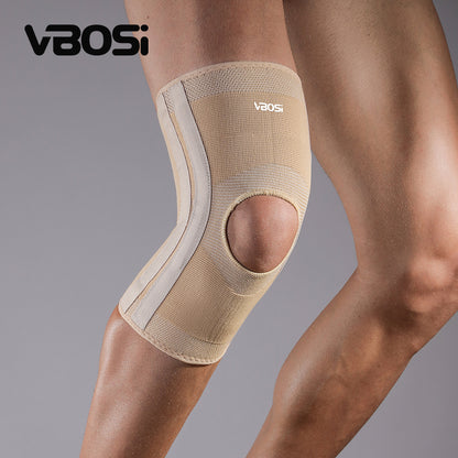 VBOSi 1 Pair Elastic Knee Support Sleeve with Stabilizer