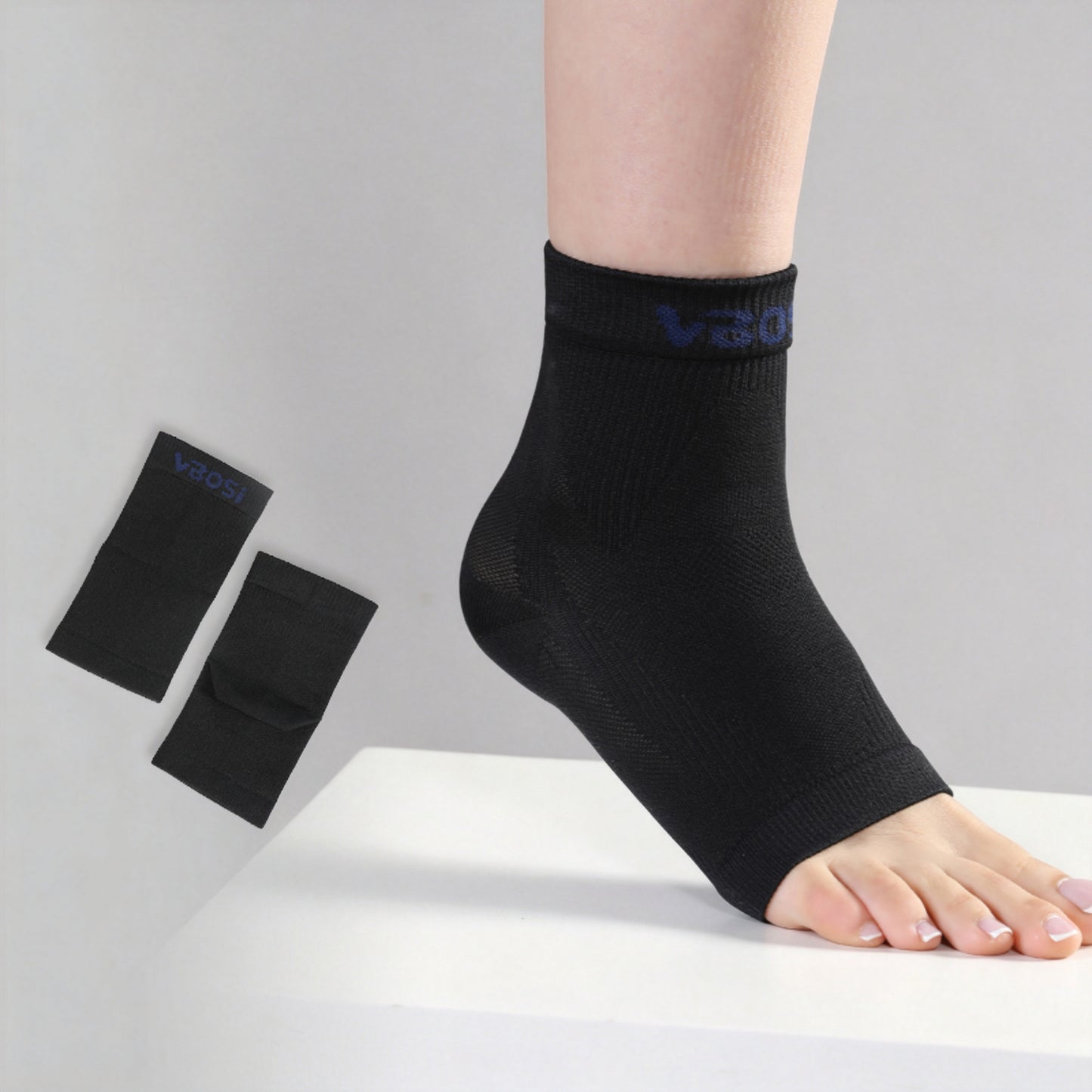 VBOSI 1 Pair Non-slip Stretch Knit Ankle Sleeve