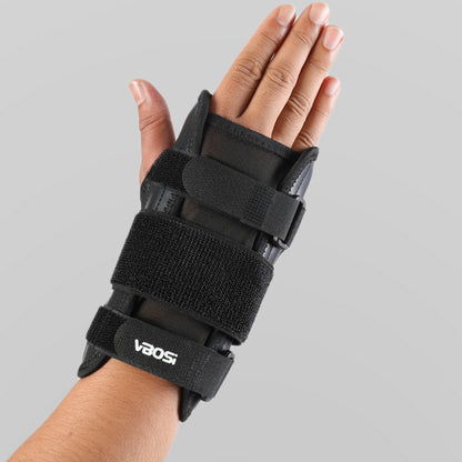 JINGBA SUPPORT 0208 Attelle de poignet en fer métallique Support de poignet pour tendinite Arthrite Soulagement de la douleur