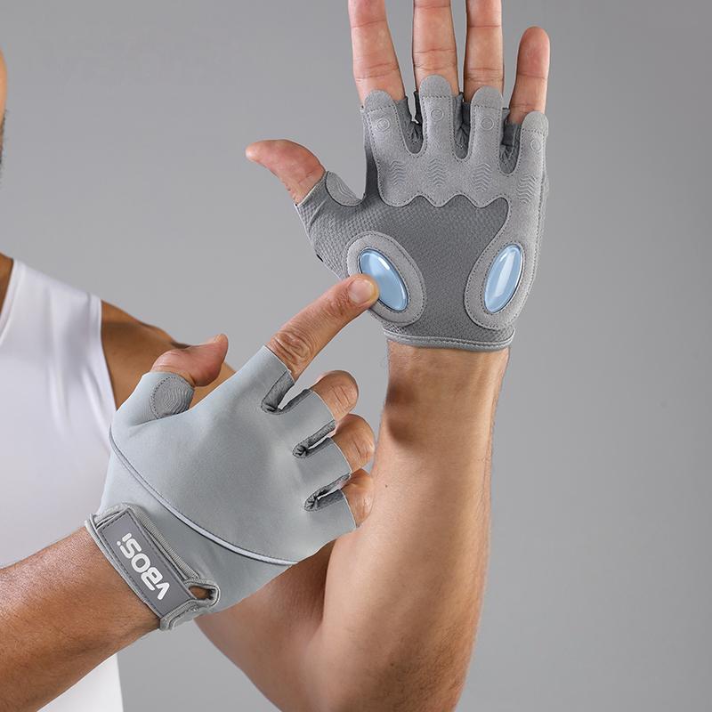 VBOSI Adjustable Workout Gloves with Gel Palm Pads