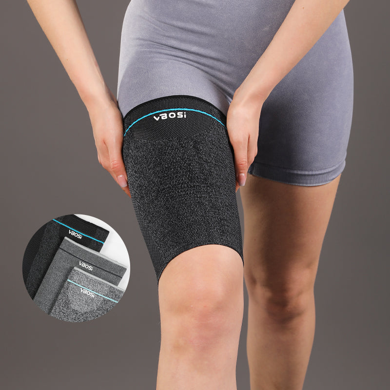 VBOSi 1 Pair Anti Slip Elastic Breathable Thigh Sleeve
