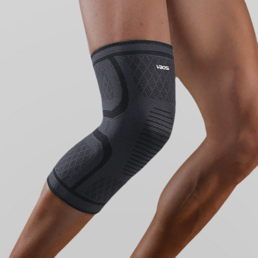 JINGBA SUPPORT 1167 Bonne Qualité Compression Nylon Et Spandex Genou Manches sport protecteur genouillère basket-ball genouillères