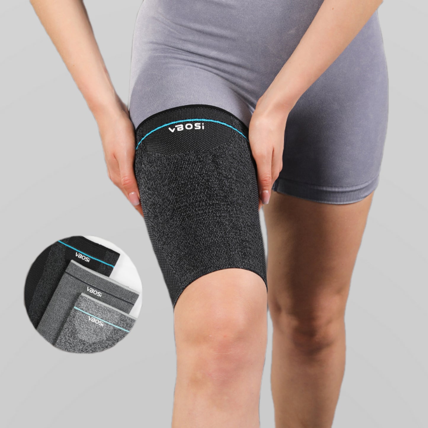 VBOSi 1 Pair Elastic Compression Thigh Sleeve