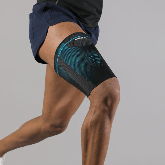 VBOSi 1 Pair Anti Slip Breathable Elastic Thigh Sleeve