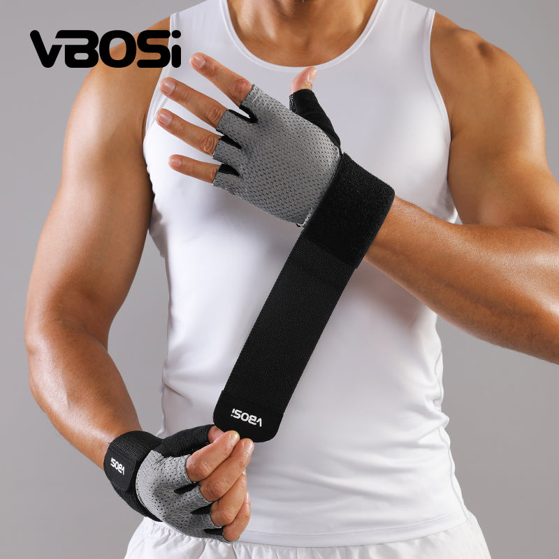 VBOSi Fitness Gloves with Adjustable Strap