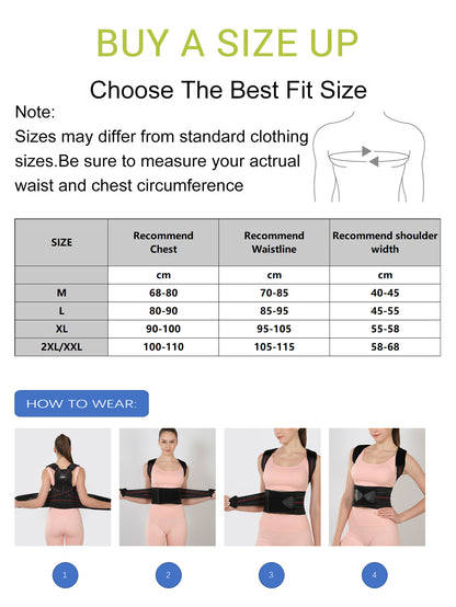VBOSi Adjustable Back & Shoulder Support Posture Corrector