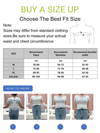 VBOSi Adjustable Back & Shoulder Support Posture Corrector