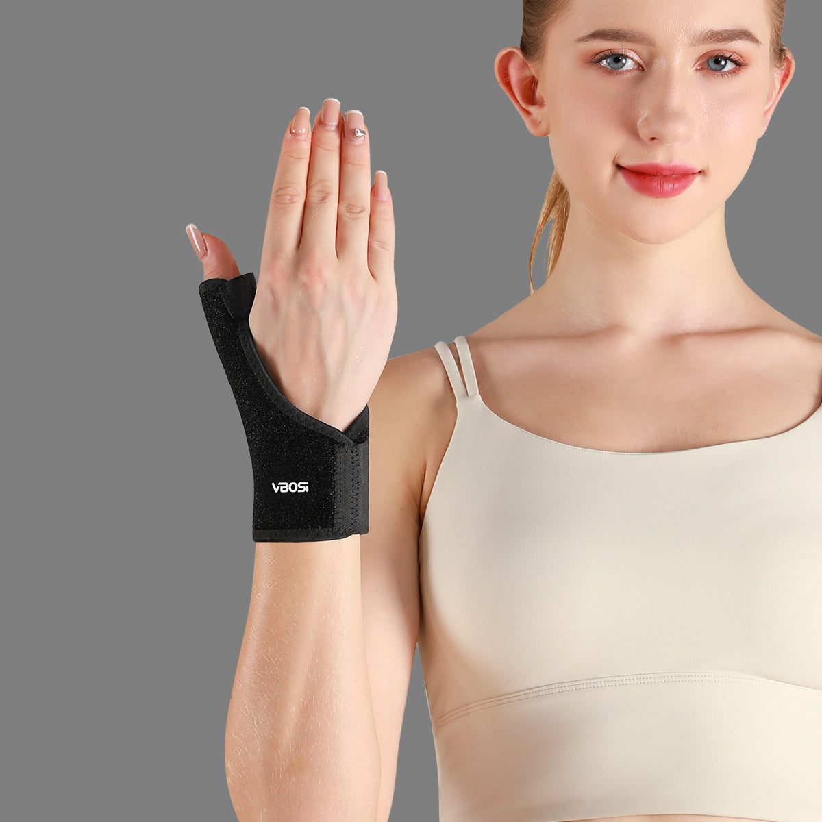 VBOSi 1 Piece Adjustable Wrist and Thumb Support