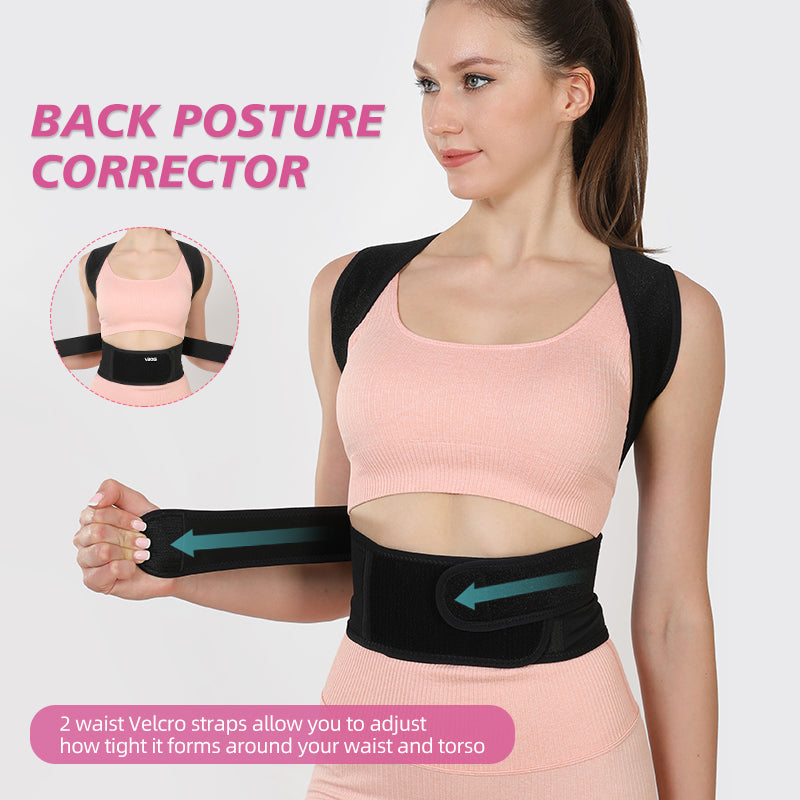 VBOSI Adjustable Posture Corrector Brace with Back Support Belt