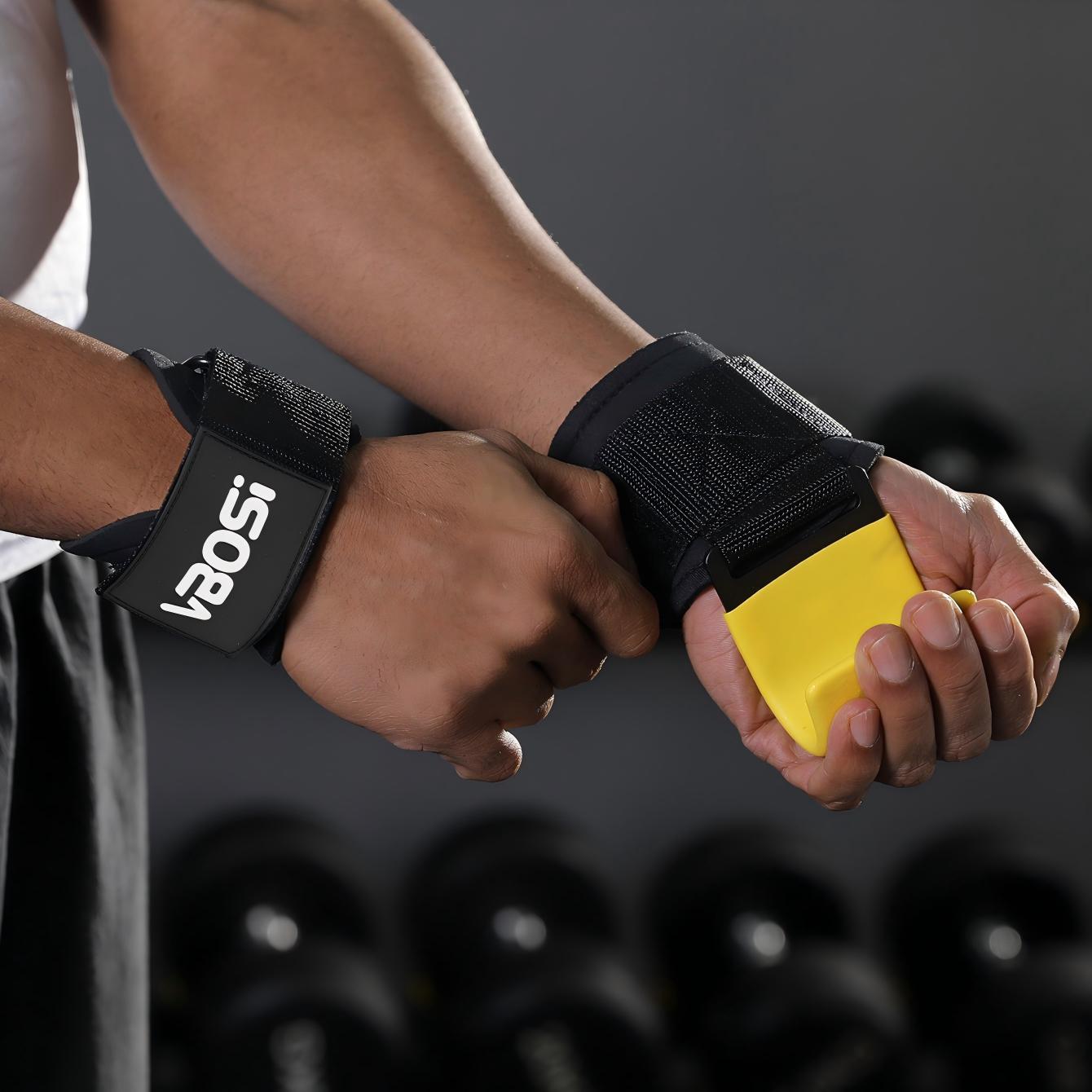VBOSi Heavy-Duty Lifting Hooks Wrist Support Grip