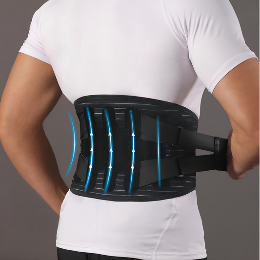 VBOSi Lower Back Support Waist Belt with Steel Bars