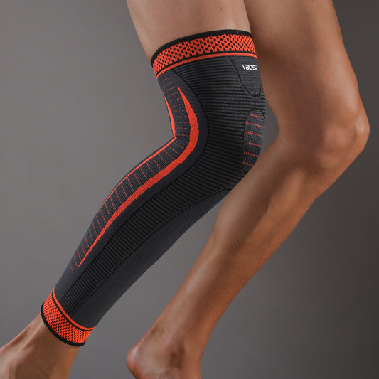 VBOSi 1 Pair Elastic Breathable Knee & Calf Support Sleeve