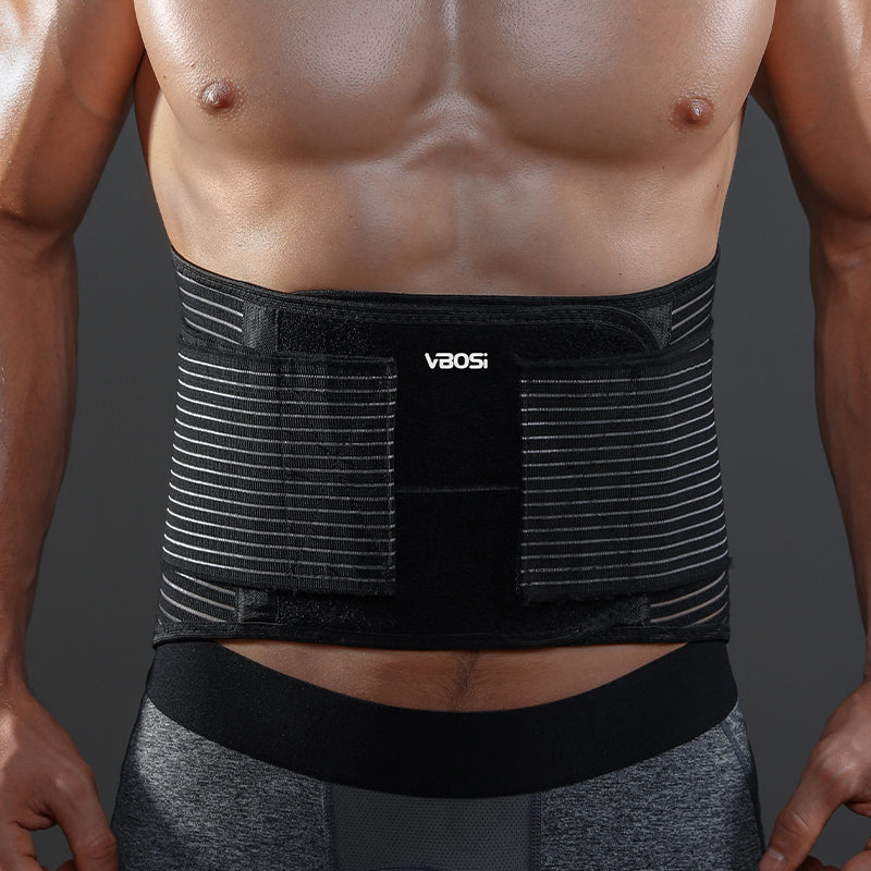 VBOSi Lower Back Support Waist Belt with Steel Bars