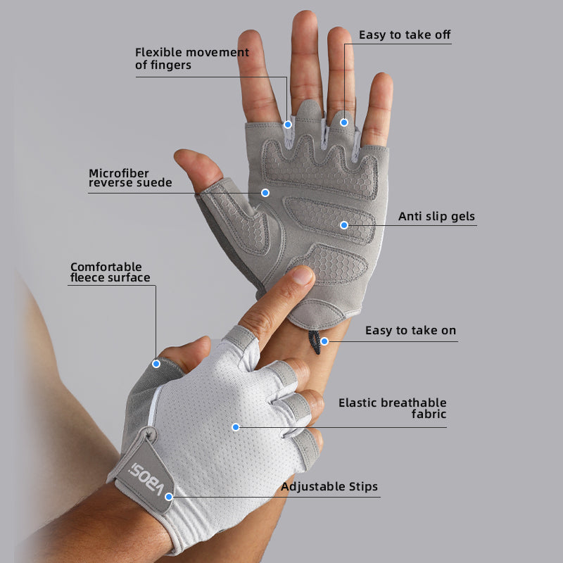 VBOSi Anti Slip Breathable Fitness Gloves