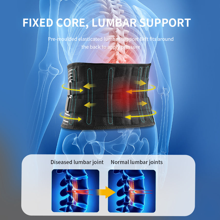 VBOSi Lower Back Lumbar Support Waist Belt