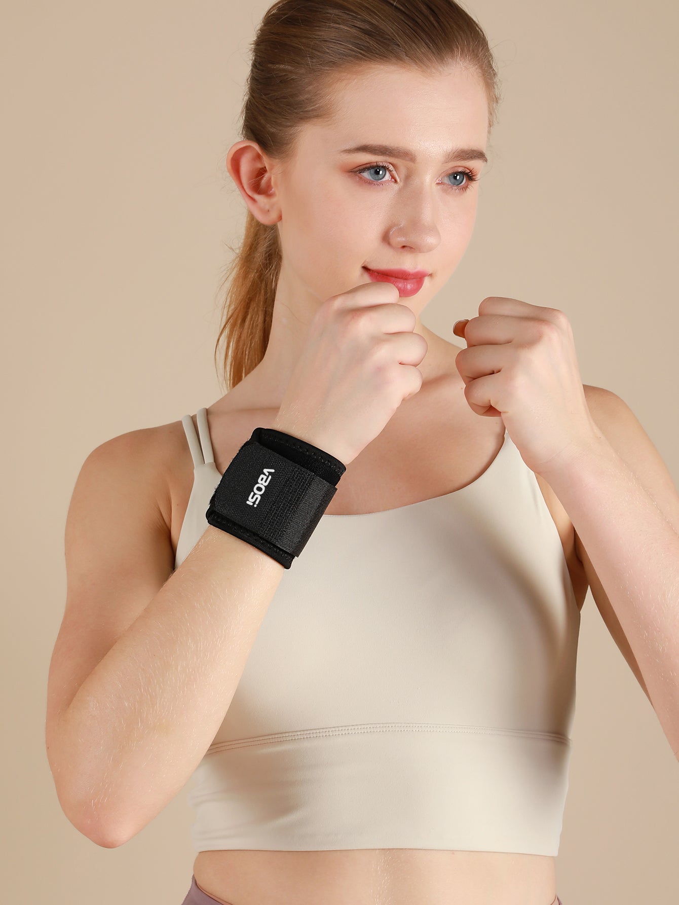 VBOSi 1 Pair Adjustable Wrist Support Band