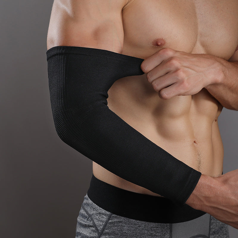 VBOSi 1 Pair Long Elastic Elbow Support Sleeve