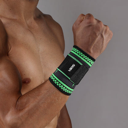 JINGBA SUPPORT 5017 Bracelet en nylon réglable Protège-poignets de sport à pression libre Attelle de poignet à main de compression