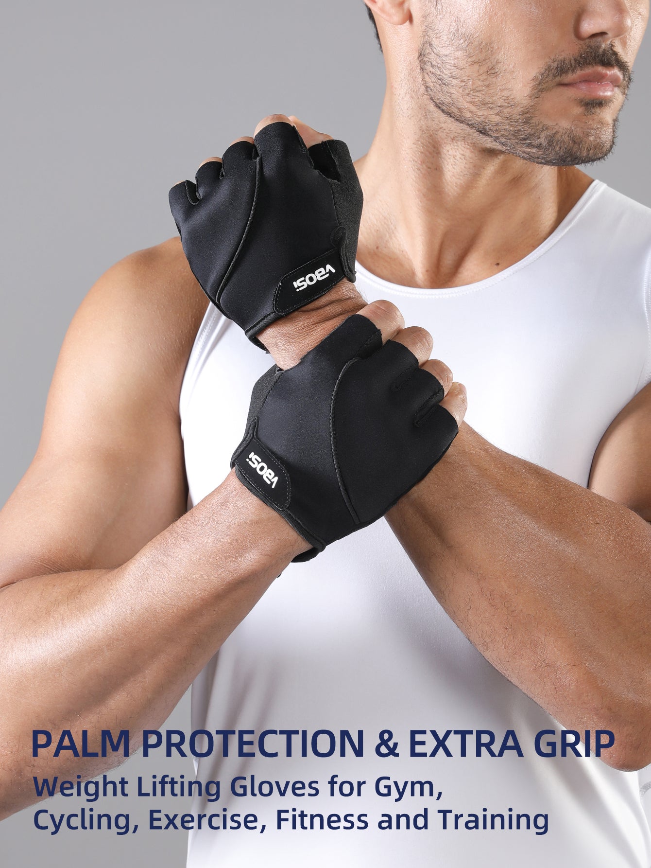 VBOSi Breathable Shock-Absorbing Fitness Gloves
