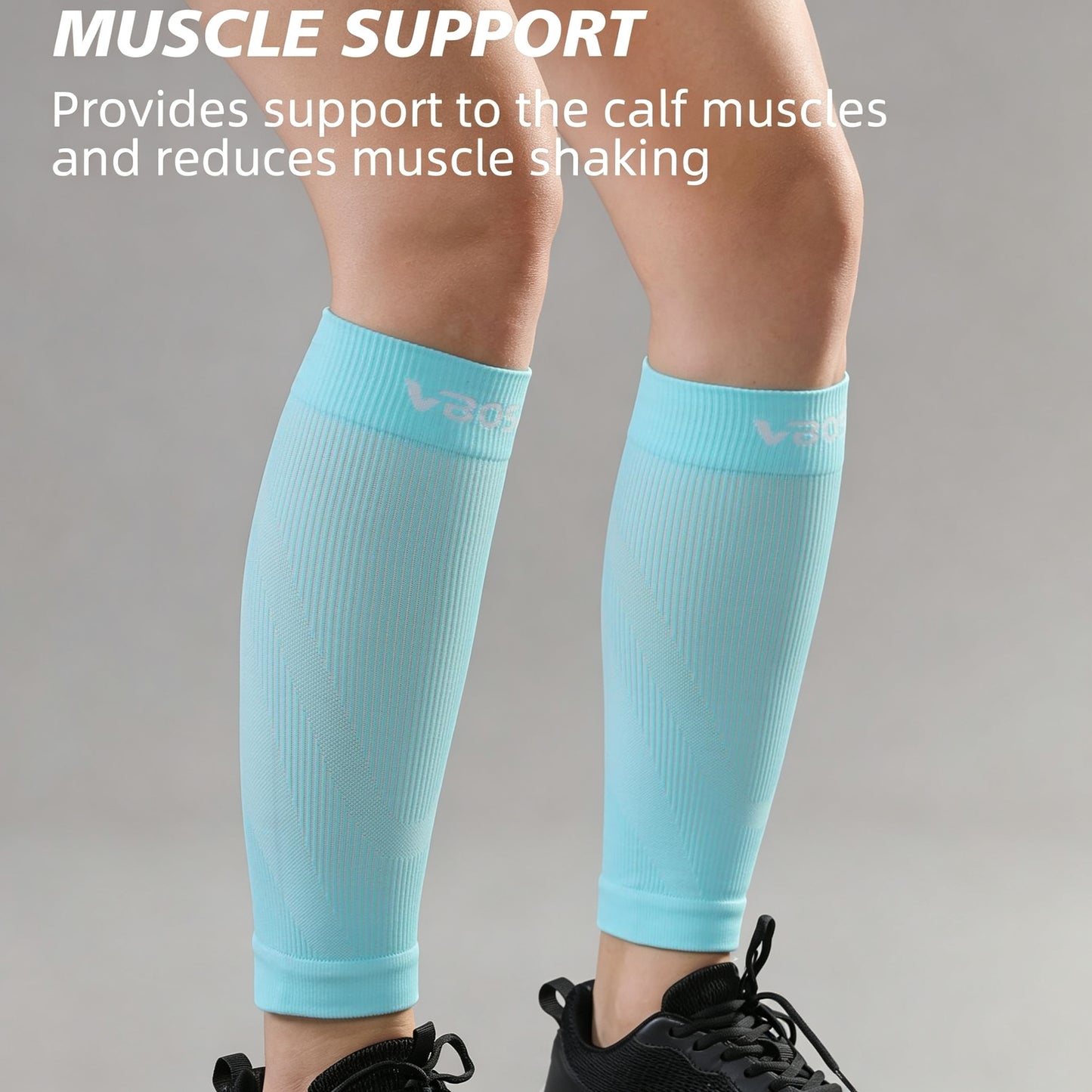 VBOSI Non-Slip Breathable Knit Calf Sleeve