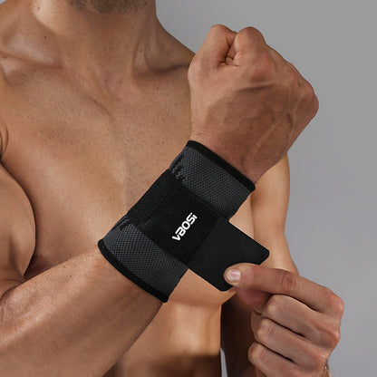 JINGBA SUPPORT 0117 Nylon Spandex Poignet Support Élastique Gym Poignet Compression Poignet Wrap Attelle De Poignet