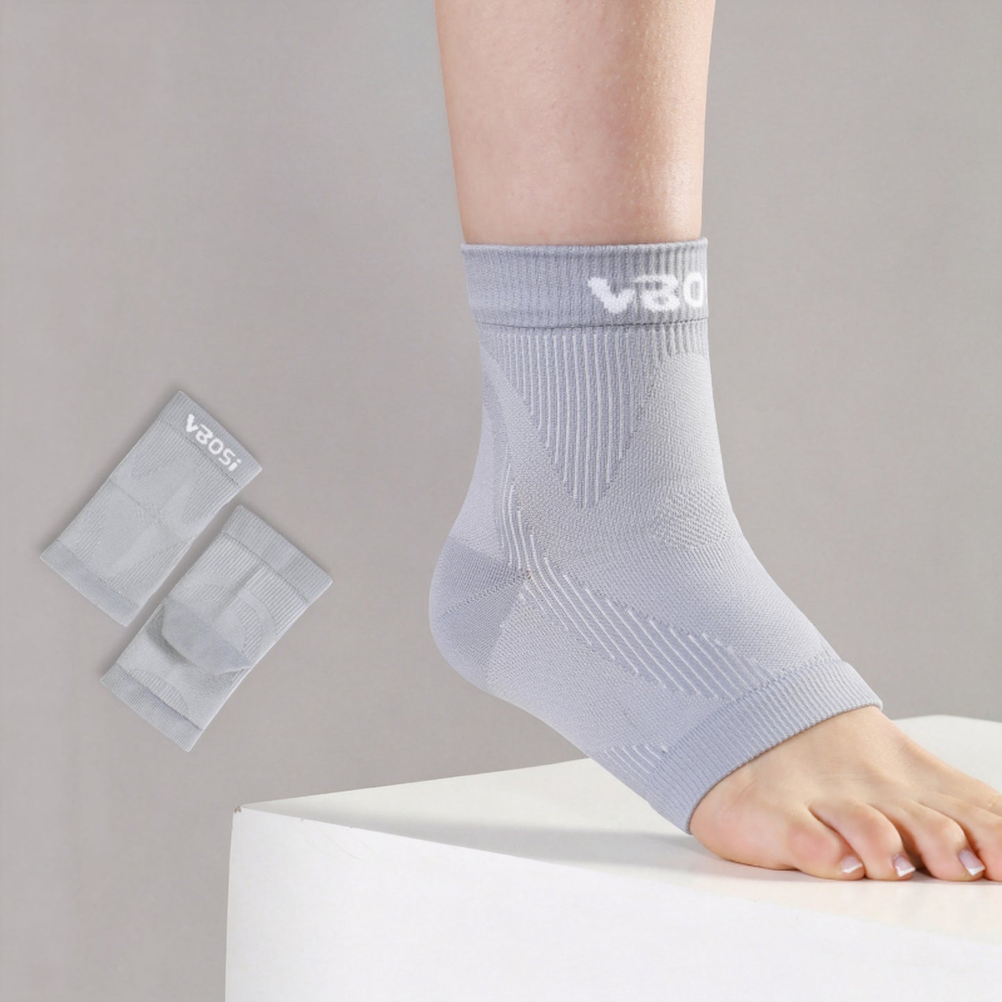 VBOSI 1 Pair Non-slip Stretch Knit Ankle Sleeve