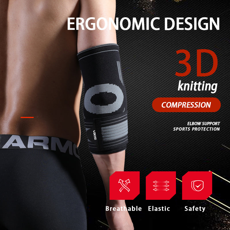 VBOSi 1 Pair Adjustable Strap Elbow Support Sleeve