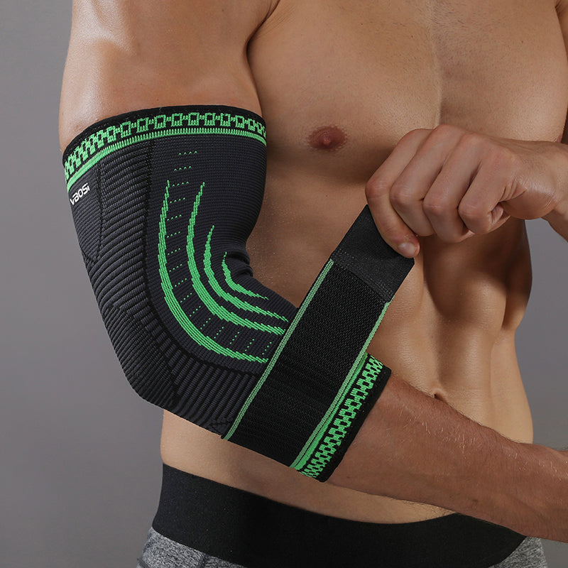 VBOSi 1 Pair Adjustable Strap Elbow Support Sleeve