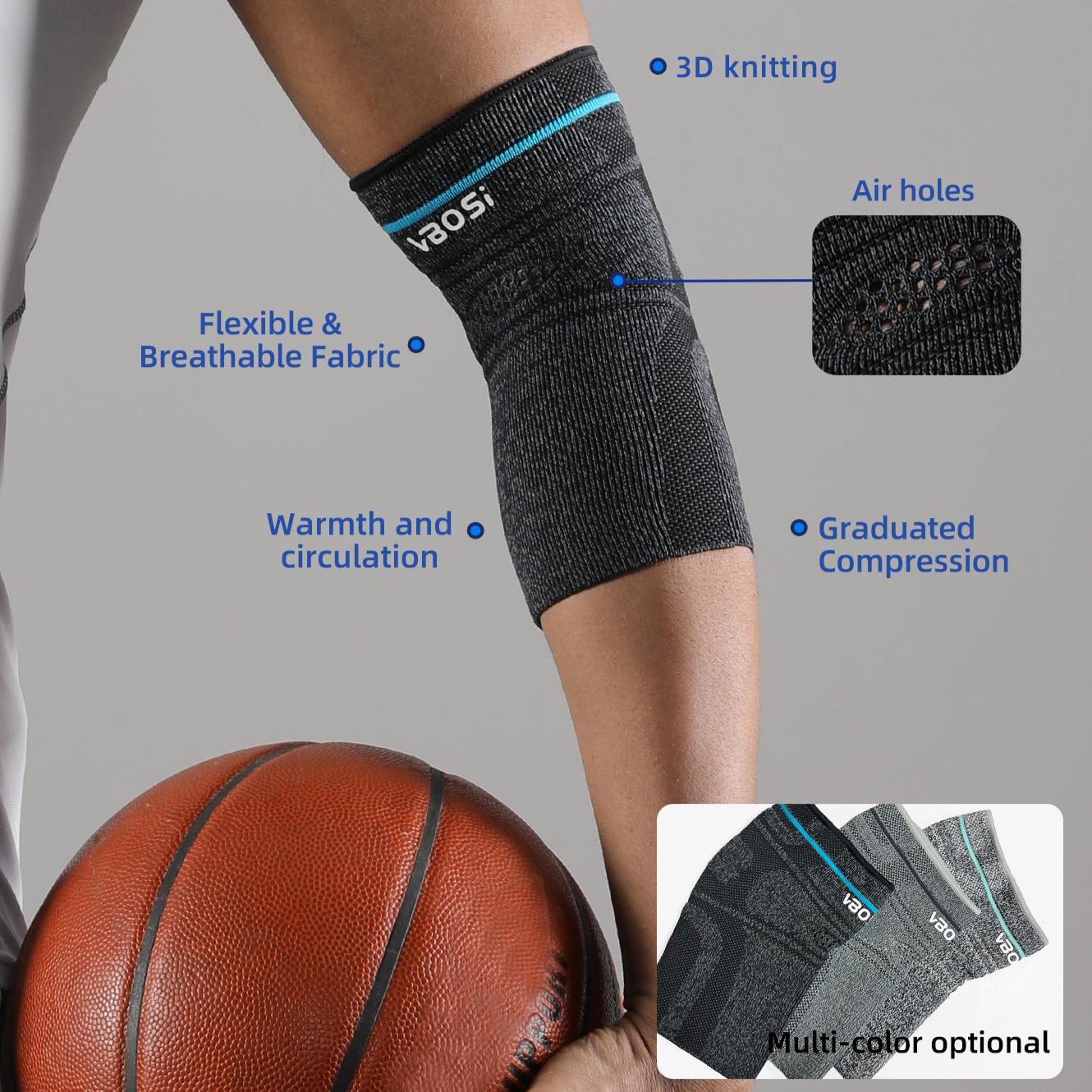 VBOSi Breathable Knit Elbow Compression Sleeve