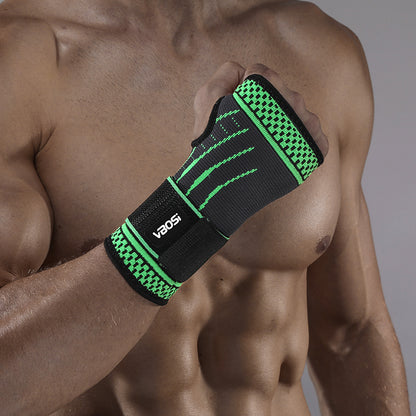 JINGBASUPPORT 5027B Élastique Poignet Brace Manches Nylon Sport Bandage Gym Soutien Main Wraps Haltérophilie bracelets