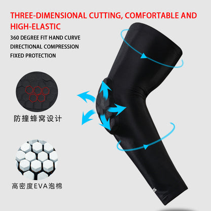 JINGBA SUPPORT 1024A nid d'abeille Anti-chute coude soutien basket-ball coude Protection manchon football sport protection coussinets