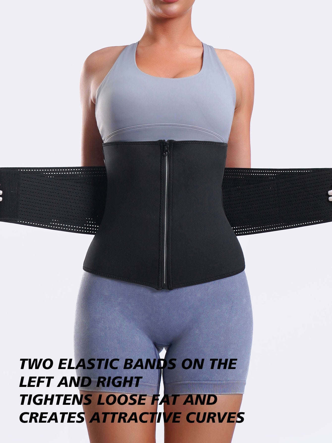 VBOSi Adjustable Zipper Neoprene Waist Trainer Belt